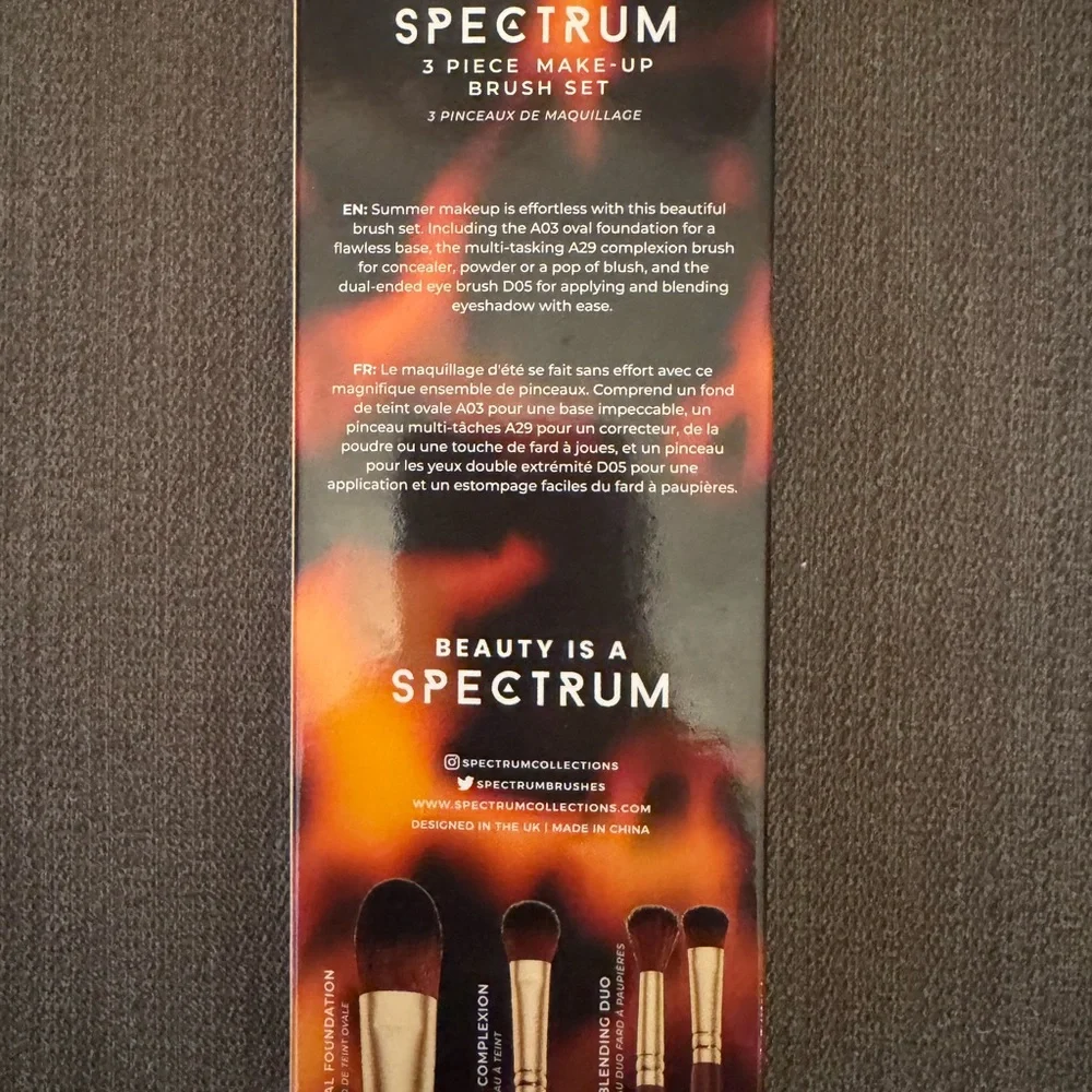 Spectrum‎ 3-Piece Makeup Brush Set